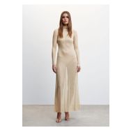 Mango Woman 37079095 Bej Kadın Elbise
