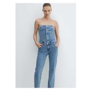 Mango Woman Straplez denim tulum