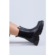 Manijero Gitana Siyah Deri Kadın Bot