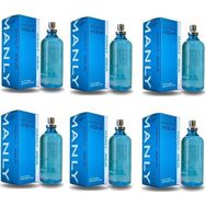 Manly Aqua Turkuaz EDC 6x125 ml Erkek Parfüm