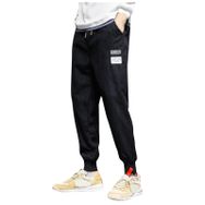 MaNMaNing B09JP464T5 Siyah Dar Paça Erkek Pantolon