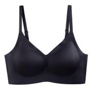 MaNMaNing Bralette Siyah Ultra Konfor Balenli Dikişsiz Kadın Hamile Sütyen