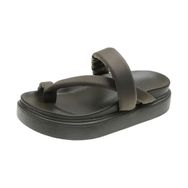 MaNMaNing Flip Flop Ayak Bileği Kayışlı Moda Rahat Yeşil Kadın Sandalet