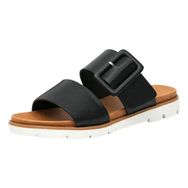 MaNMaNing Flip Flop Moda Desen Düz Tabanlı Geniş Fit Rahat Siyah Kadın Terlik