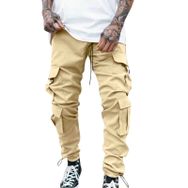 MaNMaNing Jogger Haki-B Çok Cepli Erkek Kargo Pantolonu