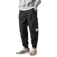 MaNMaNing Jogger Siyah-G Çok Cepli Erkek Kargo Pantolonu