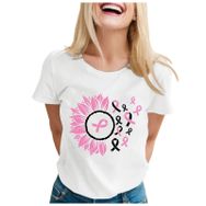 MaNMaNing MIT702-M314 Beyaz Baskılı Kısa Kollu Kadın T-shirt