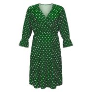 MaNMaNing Nightshirt MAN016 Yeşil Kısa Kollu Kadın Hamile Elbisesi