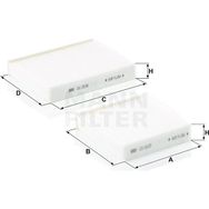 Mann Filter Citroen C3 2010-2015 Polen Filtresi
