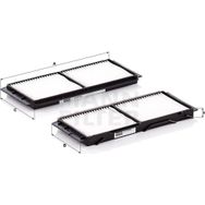 Mann Filter Mazda 3 BL 2010-2013 Polen Filtresi