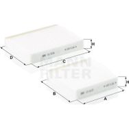 Mann Filter Peugeot 2008 2013-2019 Polen Filtresi