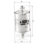 Mann H601/4 Hidrolik Direksiyon Filtresi