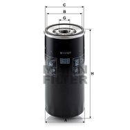 Mann W1170/7 Yağ Filtresi