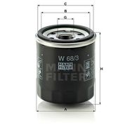 Mann W68/3 Yağ Filtresi