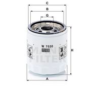 Mann W7030 Yağ Filtresi