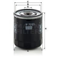Mann W7053 Yağ Filtresi