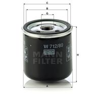 Mann W712/80 Yağ Filtresi