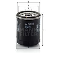 Mann W712/82 Yağ Filtresi