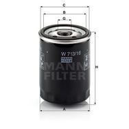 Mann W713/16 Yağ Filtresi