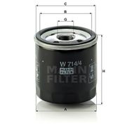 Mann W714/4 Yağ Filtresi