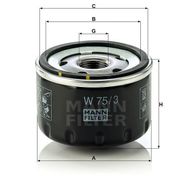 Mann W75/3 Yağ Filtresi