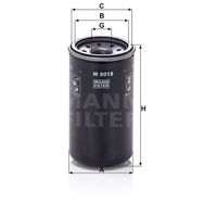 Mann W8018 Yağ Filtresi