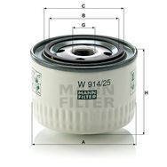 Mann W914/25 Hidrolik Şanzıman Filtresi