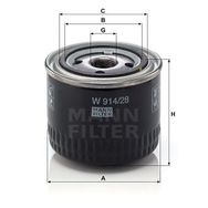 Mann W914/28 Yağ Filtresi