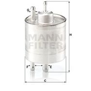 Mann WK711/1 Yakıt Filtresi