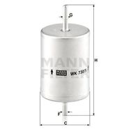 Mann WK730/5 Yakıt Filtresi