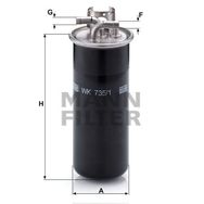 Mann WK735/1 Yakıt Filtresi