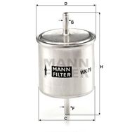 Mann WK79 Yakıt Filtresi