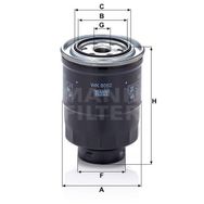Mann WK8052Z Yakıt Filtresi