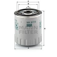 Mann Wk817/3X Yakıt Filtresi
