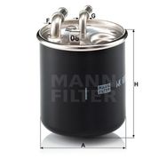 Mann WK820/2X Yakıt Filtresi