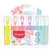 Maped 6 Renk Pastel Fosforlu Kalem Seti