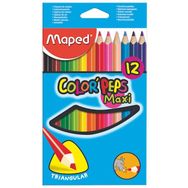 Maped 834010 Colorpeps Maxi 12'li Kuru Boya