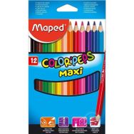 Maped 834010 Jumbo 12 Renk Kuru Boya Kalemi