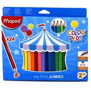 Maped 834013 Color Peps Jumbo 24 Renk Kuru Boya Kalemi