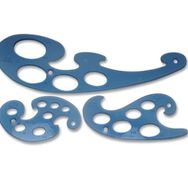 Maped X21561 Helix Pistole 3'lü French Curves Cetvel
