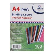 Mapi 350 mic A4 Siyah Beyaz 100'lü Pvc Kapak