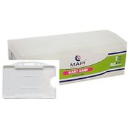 Mapi 50 Adet Beyaz Yatay Kart Kabı