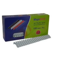 Mapibind 12 mm Beyaz 100'lü Plastik Spiral