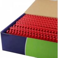 Mapibind 12 mm Kırmızı 100'lü Plastik Spiral