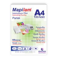 Mapilam 100 Micron A4 Parlak Laminasyon Filmi