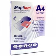 Mapilam 125 Micron A4 Parlak 100'lü Laminasyon Filmi