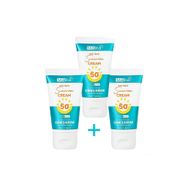 Mara 50 ml 3 Adet SPF 50+ Tüm Cilt Tipleri İçin Leke Karşıtı Yüz Güneş Kremi