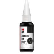 Marabu 20 ml 073 Black Alcohol Ink Alkol Bazlı Mürekkep