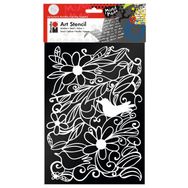 Marabu Art A4 Blooming Garden Stencil