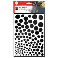 Marabu Art A4 Growing Dots Stencil